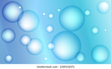 Blurred decorative design with bubbles. For elegant pattern cover book. Vector illustration