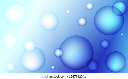 Blurred decorative design with bubbles. For elegant pattern cover book. Vector illustration