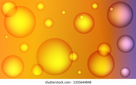 Blurred decorative design with bubbles. Design for your header page, ad, poster, banner. Vector illustration