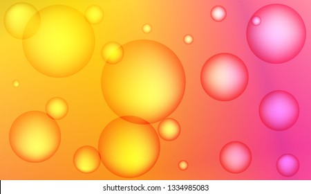 Blurred decorative design with bubbles. Design for your header page, ad, poster, banner. Vector illustration