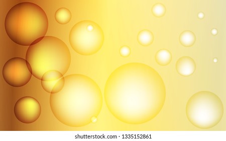 Blurred decorative design with bubbles. Design for your header page, ad, poster, banner. Vector illustration