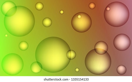 Blurred decorative design with bubbles. Design for your header page, ad, poster, banner. Vector illustration