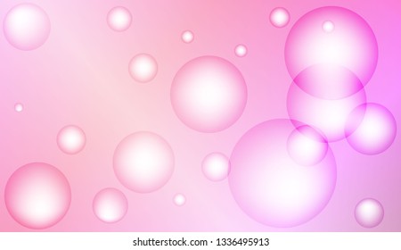 Blurred decorative design with bubbles. Design for your header page, ad, poster, banner. Vector illustration