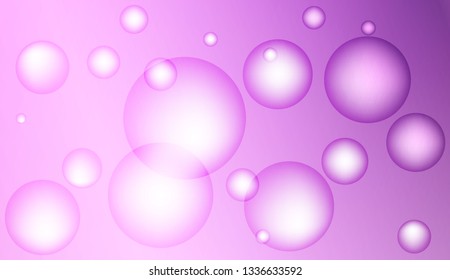 Blurred decorative design with bubbles. Design for your header page, ad, poster, banner. Vector illustration