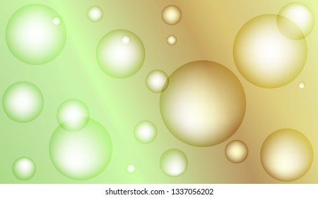 Blurred decorative design with bubbles. Design for your header page, ad, poster, banner. Vector illustration