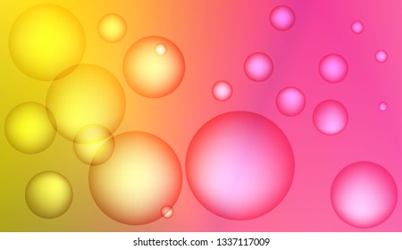 Blurred decorative design with bubbles. Design for your header page, ad, poster, banner. Vector illustration