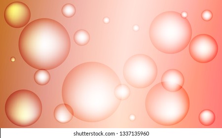 Blurred decorative design with bubbles. Design for your header page, ad, poster, banner. Vector illustration