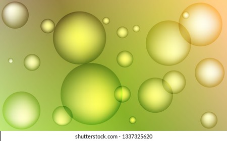 Blurred decorative design with bubbles. Design for your header page, ad, poster, banner. Vector illustration