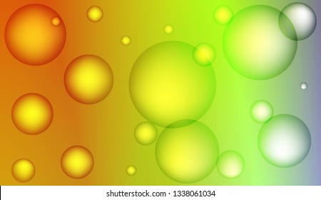Blurred decorative design with bubbles. Design for your header page, ad, poster, banner. Vector illustration