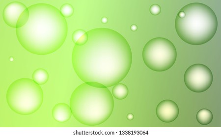 Blurred decorative design with bubbles. Design for your header page, ad, poster, banner. Vector illustration