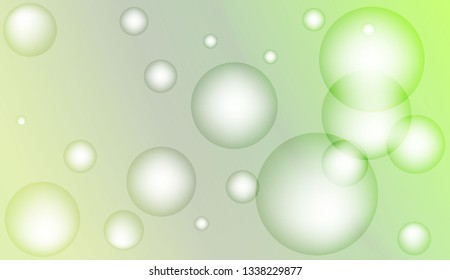 Blurred decorative design with bubbles. Design for your header page, ad, poster, banner. Vector illustration