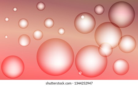 Blurred decorative design with bubbles. Design for your header page, ad, poster, banner. Vector illustration