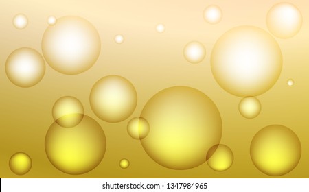 Blurred decorative design with bubbles. Design for your header page, ad, poster, banner. Vector illustration