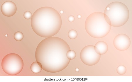 Blurred decorative design with bubbles. Design for your header page, ad, poster, banner. Vector illustration