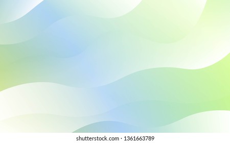 Blurred Decorative Design In Modern Style With Wave, Curve Lines. For Elegant Pattern Cover Book. Vector Illustration with Color Gradient