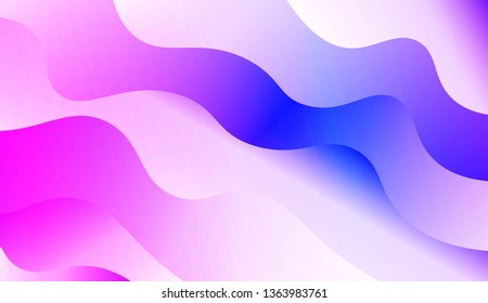 Blurred Decorative Design In Modern Style With Wave, Curve Lines. For Design, Presentation, Business. Vector Illustration with Color Gradient