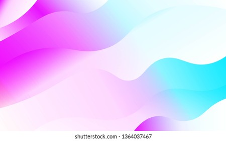 Blurred Decorative Design In Modern Style With Wave, Curve Lines. For Elegant Pattern Cover Book. Vector Illustration with Color Gradient