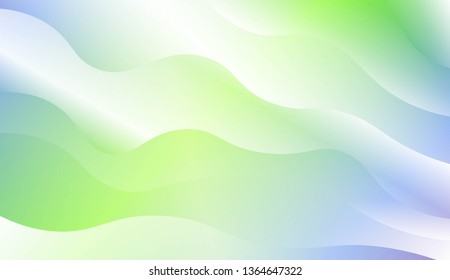 Blurred Decorative Design In Modern Style With Wave, Curve Lines. For Design, Presentation, Business. Vector Illustration with Color Gradient
