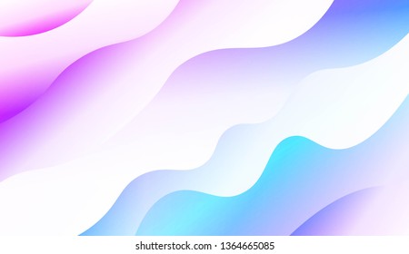 Blurred Decorative Design In Modern Style With Wave, Curve Lines. For Design, Presentation, Business. Vector Illustration with Color Gradient