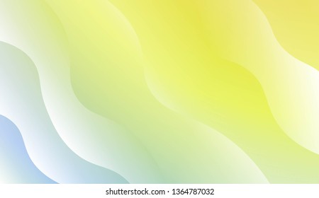 Blurred Decorative Design In Modern Style With Wave, Curve Lines. For Elegant Pattern Cover Book. Vector Illustration with Color Gradient