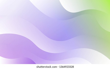 Blurred Decorative Design In Modern Style With Wave, Curve Lines. For Elegant Pattern Cover Book. Vector Illustration with Color Gradient