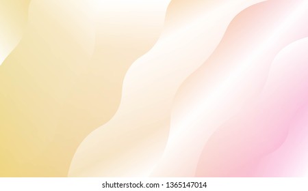 Blurred Decorative Design In Modern Style With Wave, Curve Lines. For Design, Presentation, Business. Vector Illustration with Color Gradient