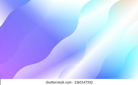 Blurred Decorative Design In Modern Style With Wave, Curve Lines. For Design, Presentation, Business. Vector Illustration with Color Gradient