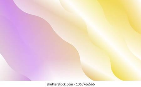 Blurred Decorative Design In Modern Style With Wave, Curve Lines. For Design, Presentation, Business. Vector Illustration with Color Gradient