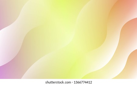 Blurred Decorative Design In Modern Style With Wave, Curve Lines. For Design, Presentation, Business. Vector Illustration with Color Gradient