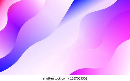 Blurred Decorative Design In Modern Style With Wave, Curve Lines. For Elegant Pattern Cover Book. Vector Illustration with Color Gradient