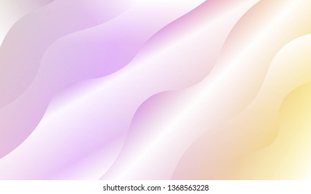 Blurred Decorative Design In Modern Style With Wave, Curve Lines. For Design, Presentation, Business. Vector Illustration with Color Gradient