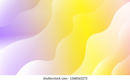 Blurred Decorative Design In Modern Style With Wave, Curve Lines. For Design, Presentation, Business. Vector Illustration with Color Gradient