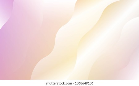 Blurred Decorative Design In Modern Style With Wave, Curve Lines. For Design, Presentation, Business. Vector Illustration with Color Gradient