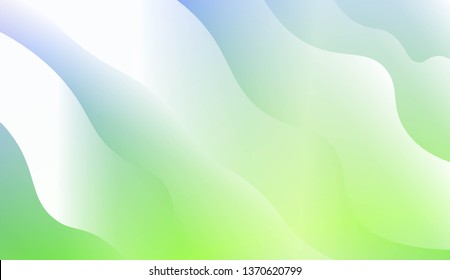 Blurred Decorative Design In Modern Style With Wave, Curve Lines. For Elegant Pattern Cover Book. Vector Illustration with Color Gradient