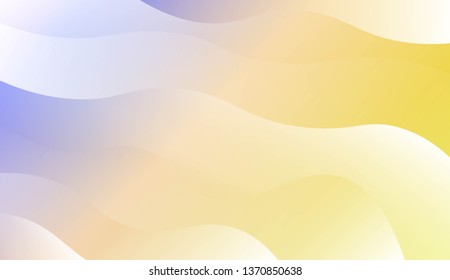 Blurred Decorative Design In Modern Style With Wave, Curve Lines. For Elegant Pattern Cover Book. Vector Illustration with Color Gradient
