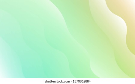 Blurred Decorative Design In Modern Style With Wave, Curve Lines. For Elegant Pattern Cover Book. Vector Illustration with Color Gradient