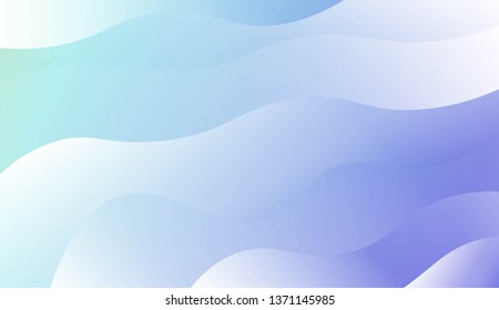 Blurred Decorative Design In Modern Style With Wave, Curve Lines. For Elegant Pattern Cover Book. Vector Illustration with Color Gradient