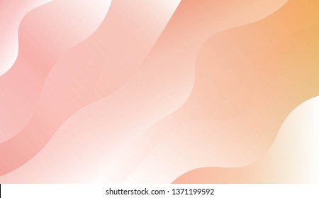 Blurred Decorative Design In Modern Style With Wave, Curve Lines. For Elegant Pattern Cover Book. Vector Illustration with Color Gradient