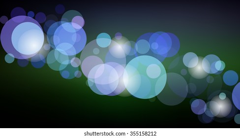 Blurred Defocused Background with lights. Blurred backdrop. Abstract Bokeh style vector illustration 4