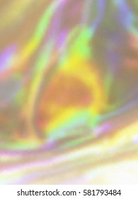 Blurred defocused holographic background. Grain spotted surface. Trendy digital noise. Abstract composition, vector EPS10. Not trace image, include mesh gradient only
