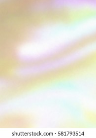 Blurred defocused holographic background. Grain spotted surface. Trendy digital noise. Abstract composition, vector EPS10. Not trace image, include mesh gradient only