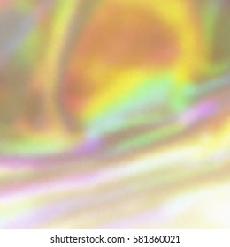 Blurred defocused holographic background. Grain spotted surface. Trendy digital noise. Abstract composition, vector EPS10. Not trace image, include mesh gradient only