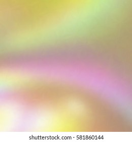 Blurred defocused holographic background. Grain spotted surface. Trendy digital noise. Abstract composition, vector EPS10. Not trace image, include mesh gradient only