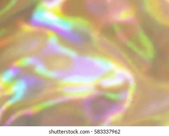 Blurred defocused holographic background. Grain spotted surface. Trendy digital noise. Abstract composition, vector EPS10. Not trace image, include mesh gradient only