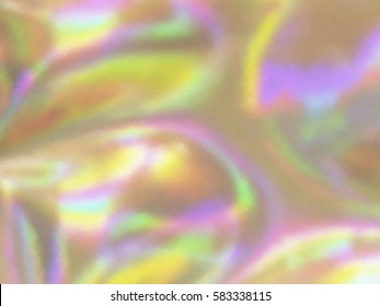 Blurred defocused holographic background. Grain spotted surface. Trendy digital noise. Abstract composition, vector EPS10. Not trace image, include mesh gradient only