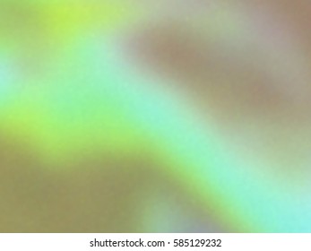 Blurred defocused holographic background. Grain spotted surface. Trendy digital noise. Abstract composition, vector EPS10. Not trace image, include mesh gradient only