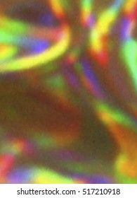Blurred defocused iridescent hologram background. Trendy digital noise. Spotted surface. Abstract colorful composition, vector EPS10. Not trace image, include mesh gradient only