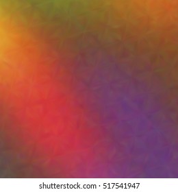 Blurred defocused iridescent hologram background. Trendy digital noise. Spotted surface. Abstract colorful composition, vector EPS10. Not trace image, include mesh gradient only