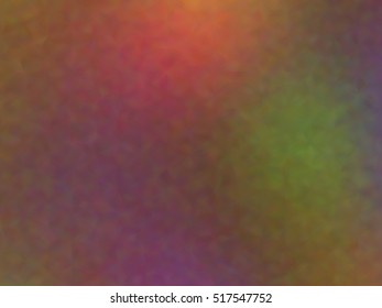 Blurred defocused iridescent hologram background. Trendy digital noise. Spotted surface. Abstract colorful composition, vector EPS10. Not trace image, include mesh gradient only