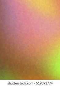 Blurred defocused iridescent hologram background. Trendy digital noise. Spotted surface. Abstract colorful composition, vector EPS10. Not trace image, include mesh gradient only